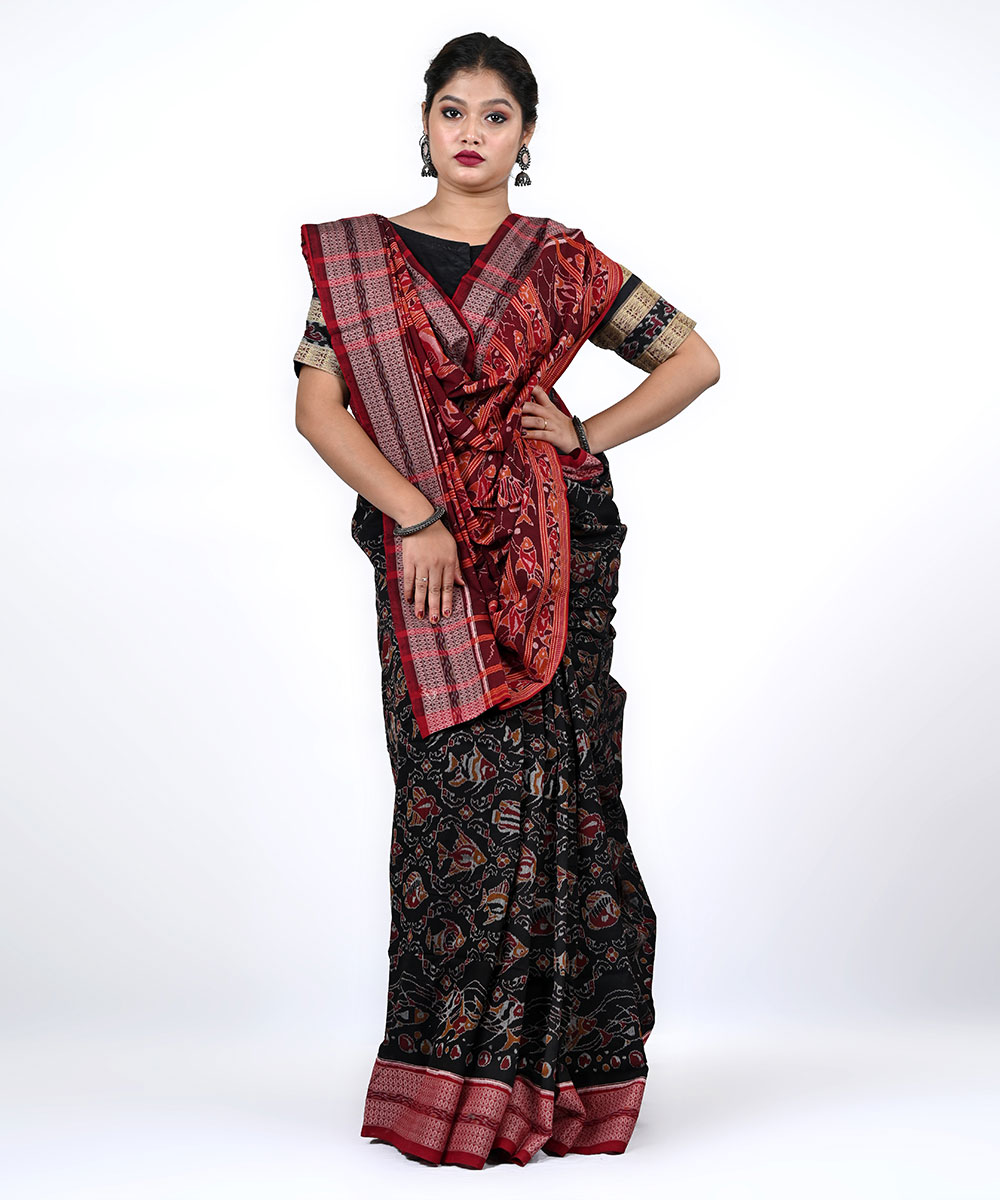 Black Mermaid Saree