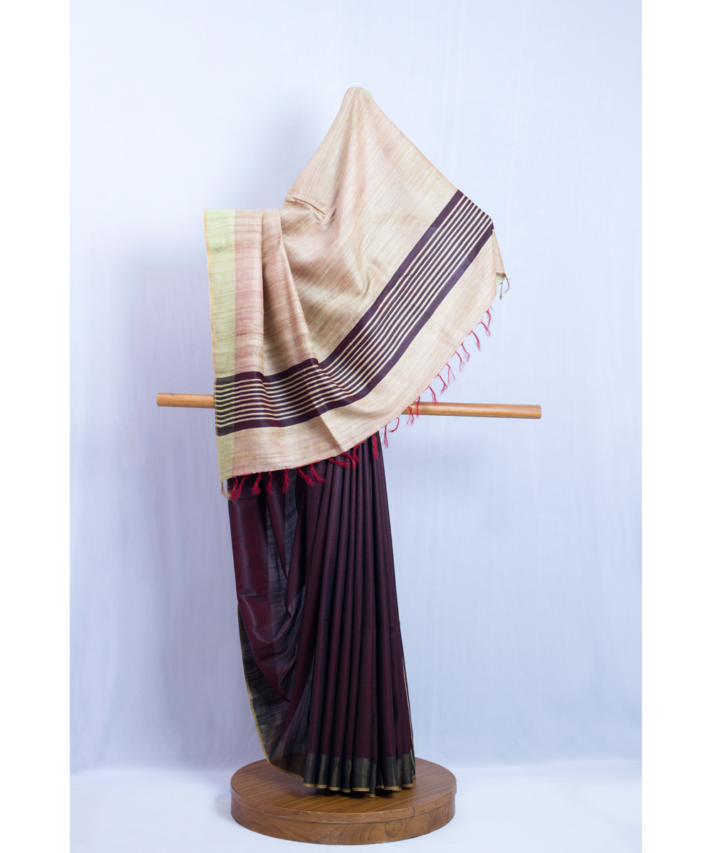 Eri Silk Saree Gitcha Pallu 1M