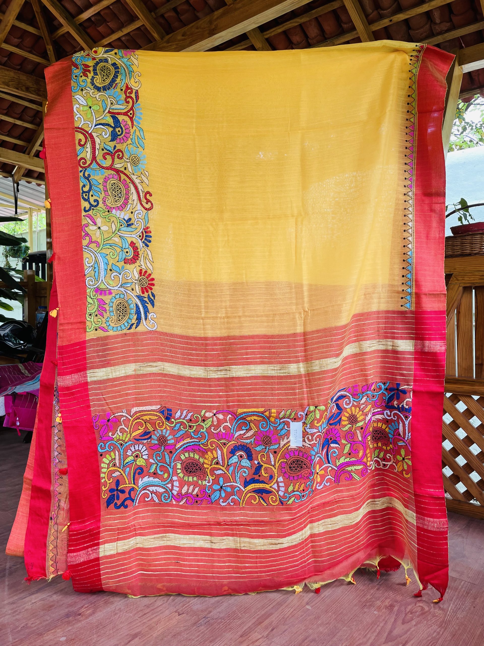 Kantha Cotton Saree