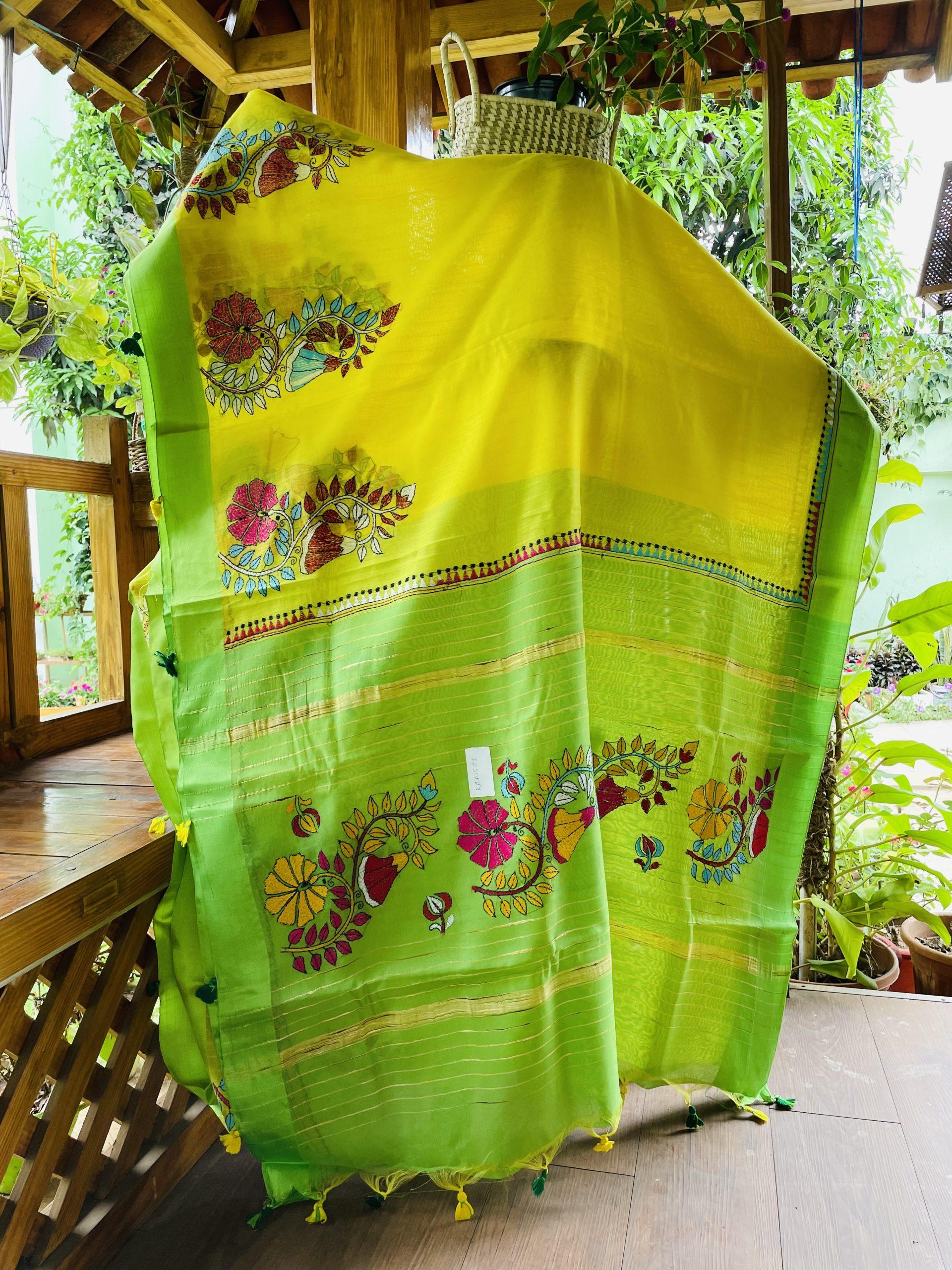 Kantha Cotton Saree