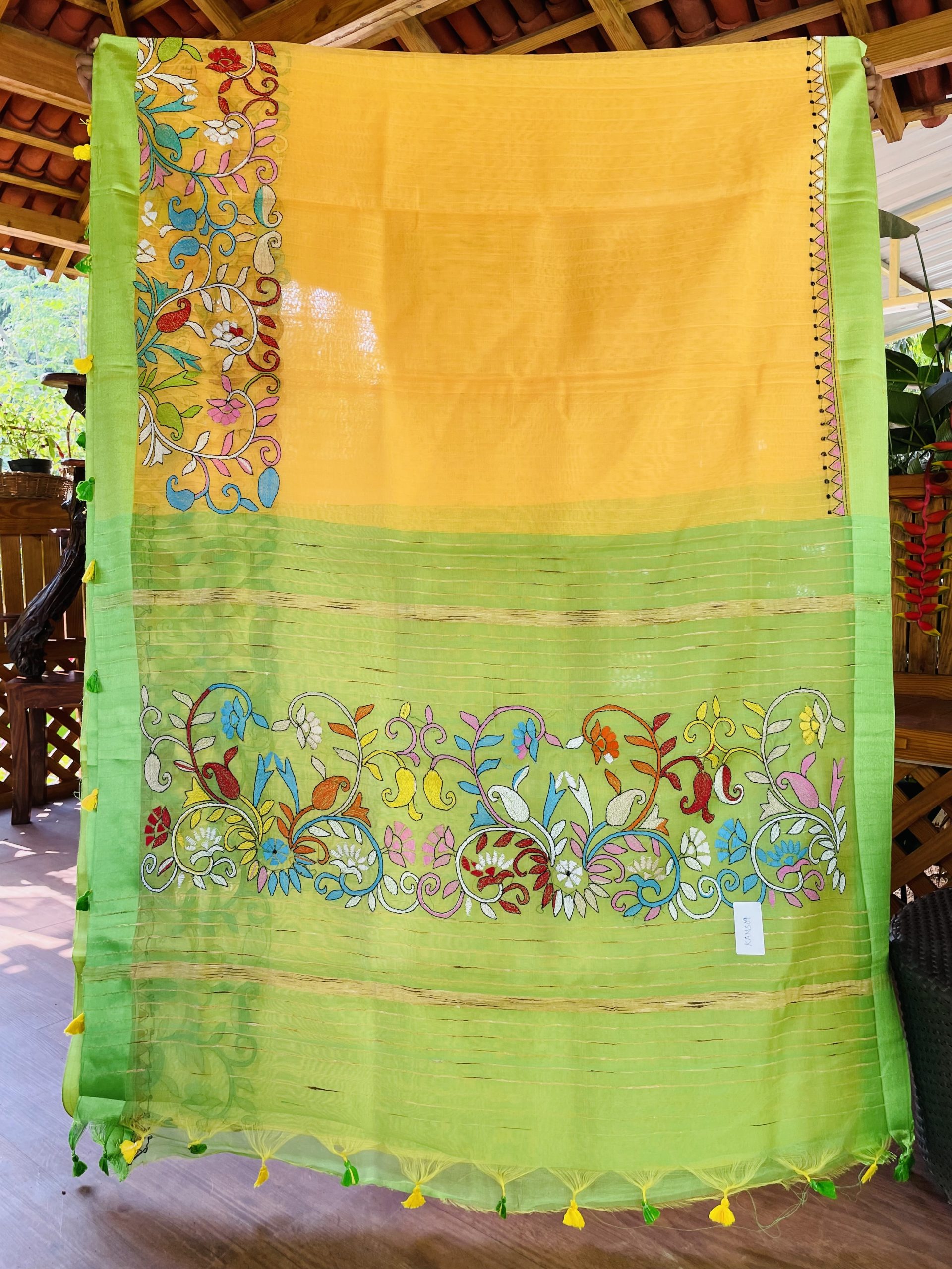 Kantha Cotton Saree